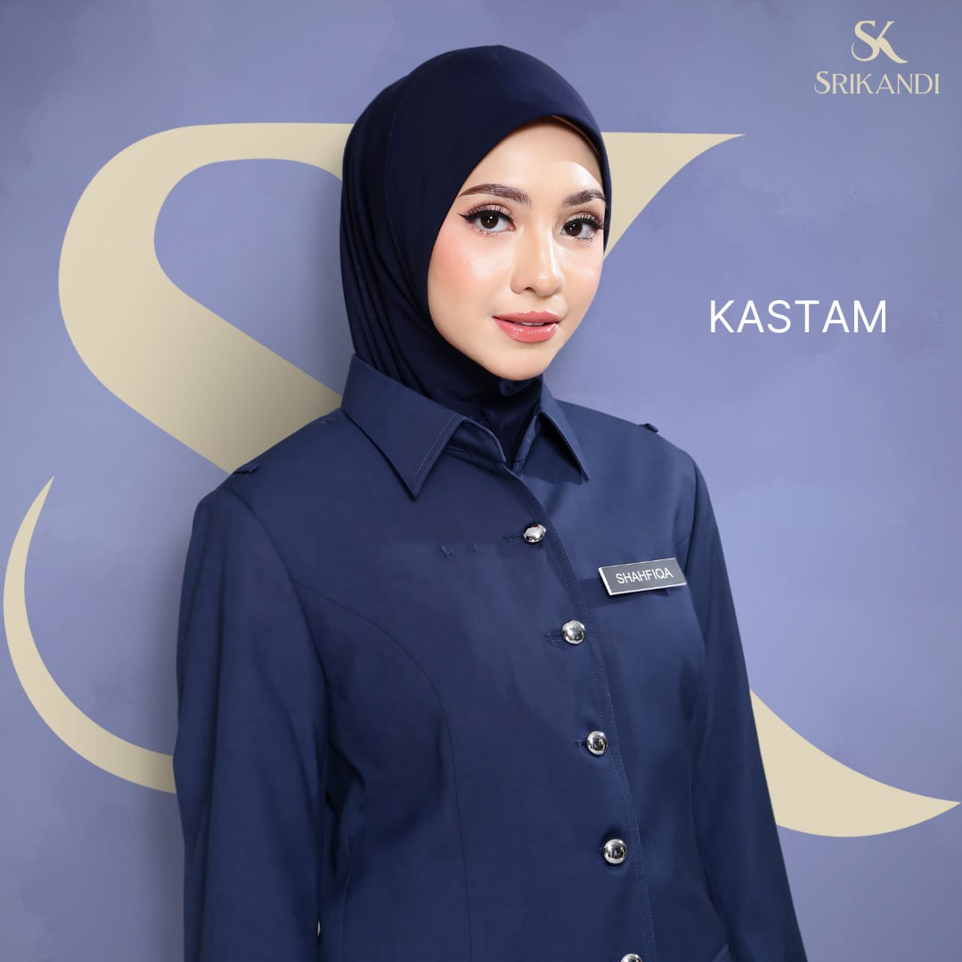 SriKandi Biru Gelap - Tudung Kastam, Air Force - Image 5